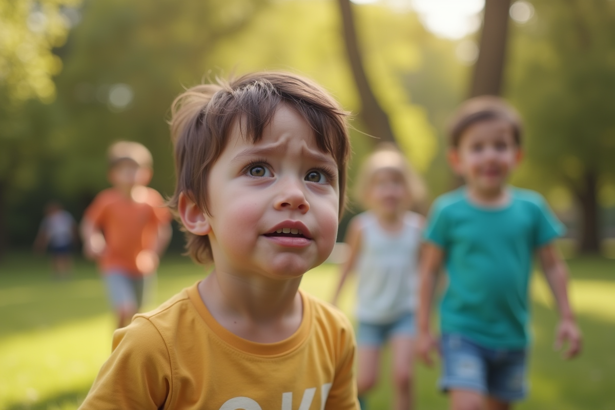 enfant stressé
