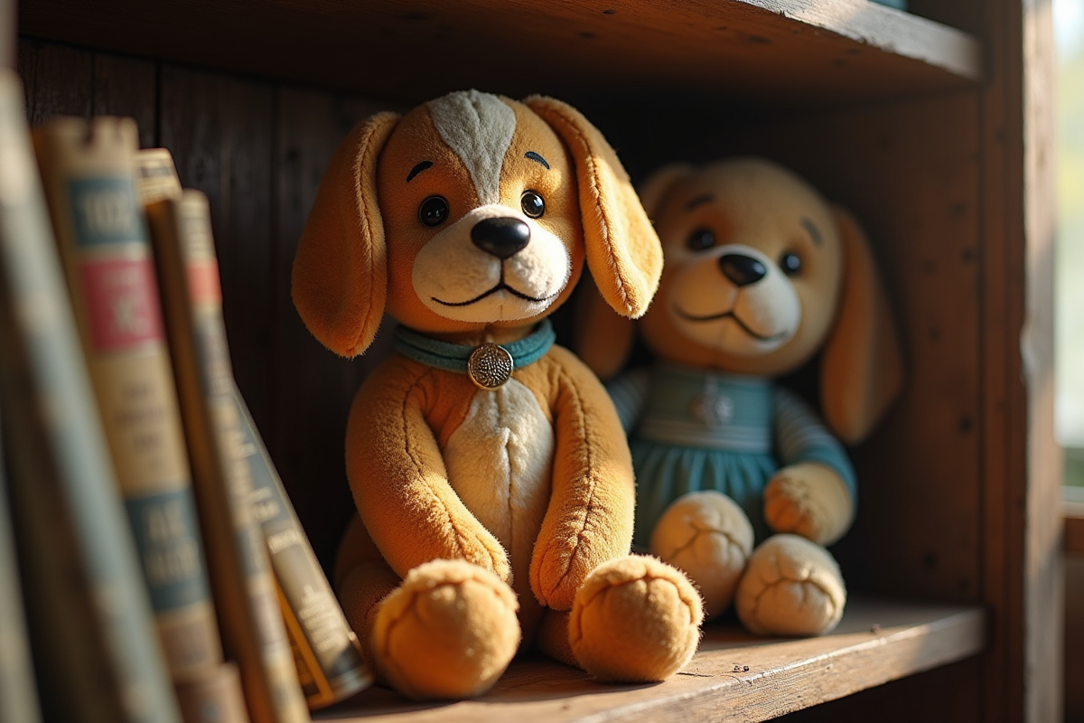 chien peluche