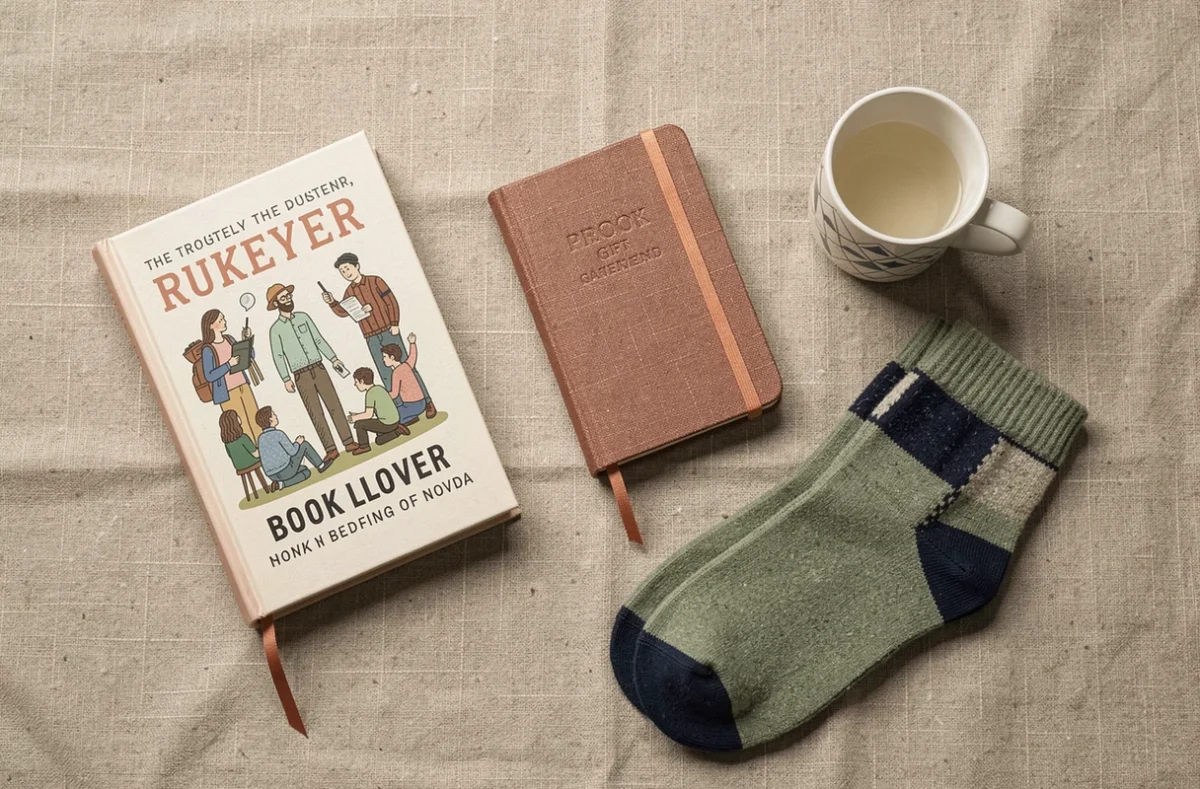 Sélection de cadeaux pour ados lecteurs : roman, marque-page, journal et accessoires cosy